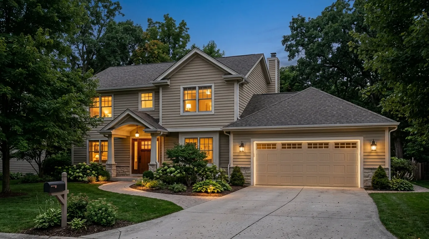 Garage door work on a home in Fond du Lac