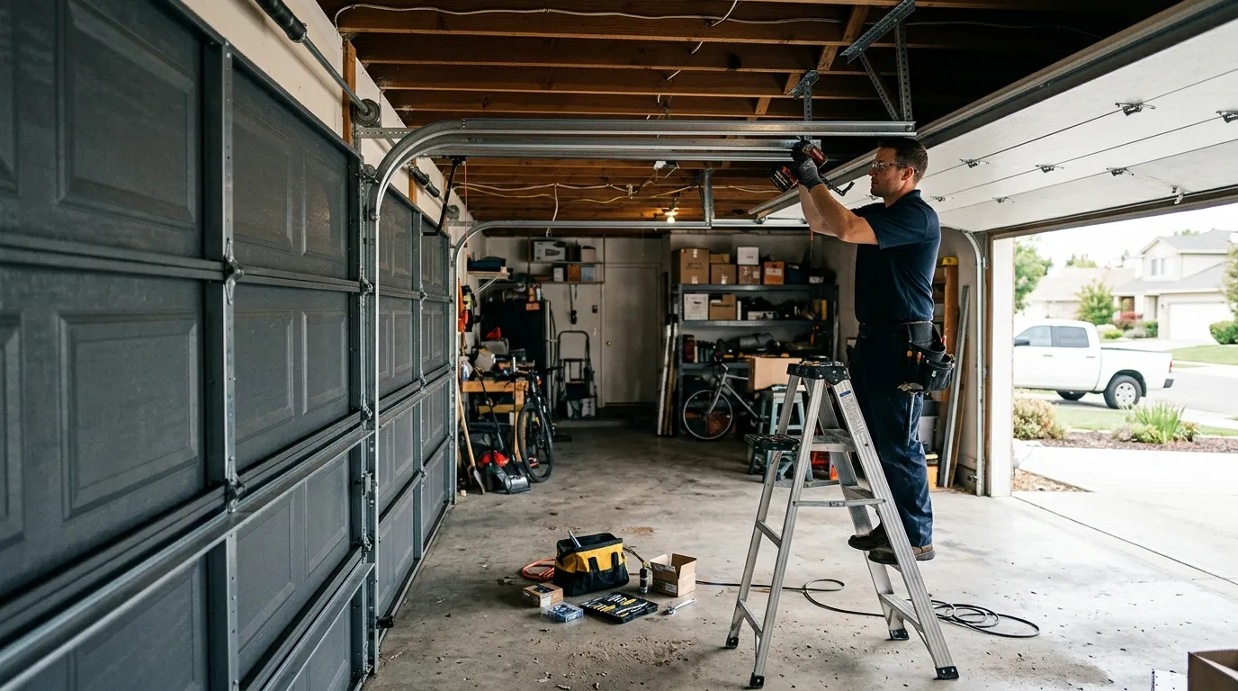 New Garage Door Installation for Algoma Homes in Fond du Lac