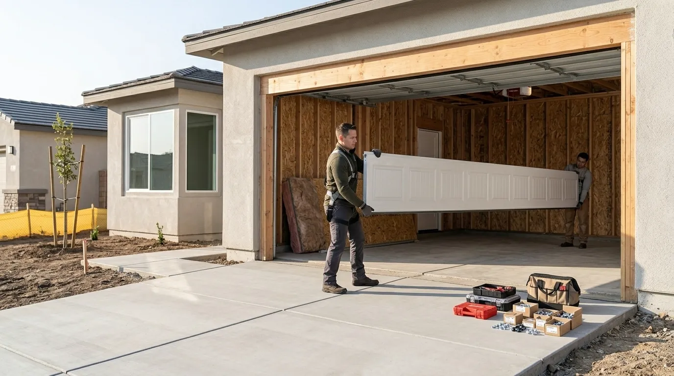 New Garage Door Installation, Oakfield WI in Fond du Lac