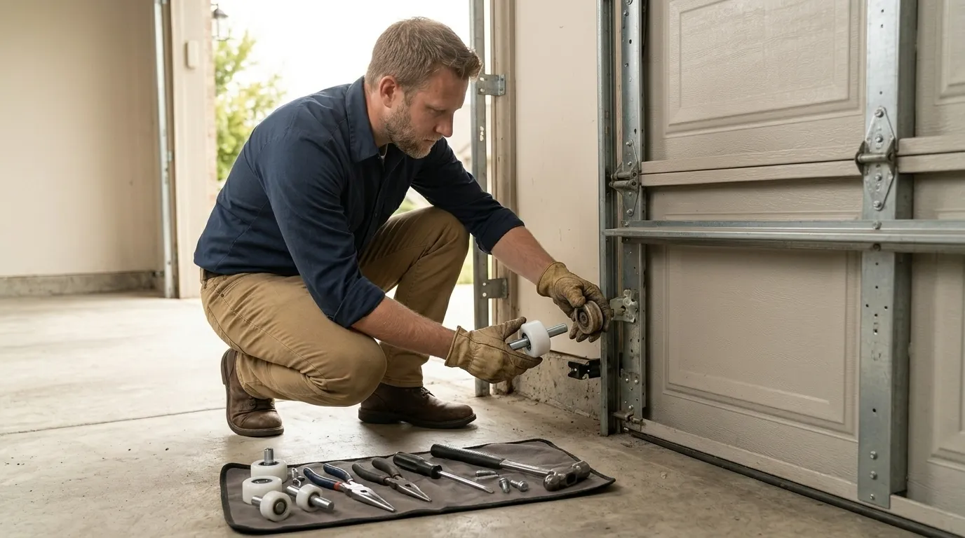 Roller Replacement for Waupun's 1960s Garage Doors in Fond du Lac